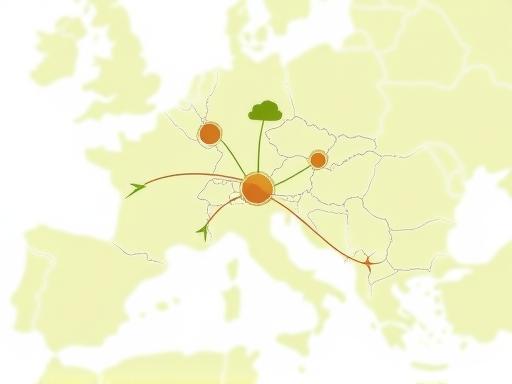 Immagine che rappresenta la rete di distribuzione o una mappa