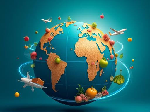 Immagine che rappresenta spedizioni globali o commercio